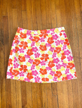 Load image into Gallery viewer, Vintage 90s Gap Pink and Orange Floral Print Mini Skirt - Size 28