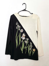 Load image into Gallery viewer, Vintage 80s Bob Mackie Floral Embroidered Sweater